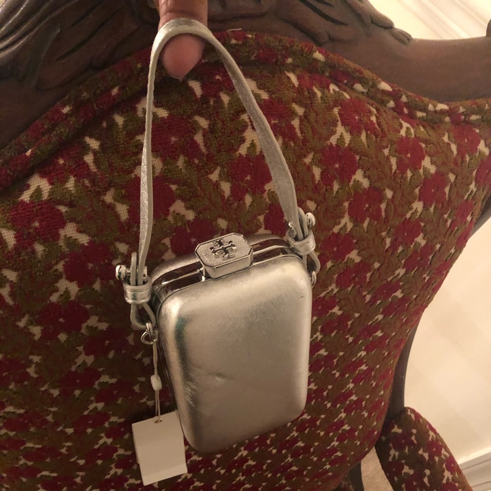 Metallic Minaudier Handbag - Picture 1 of 3